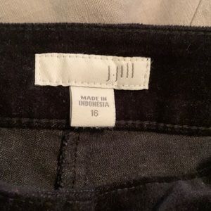 JJill velveteen pants
